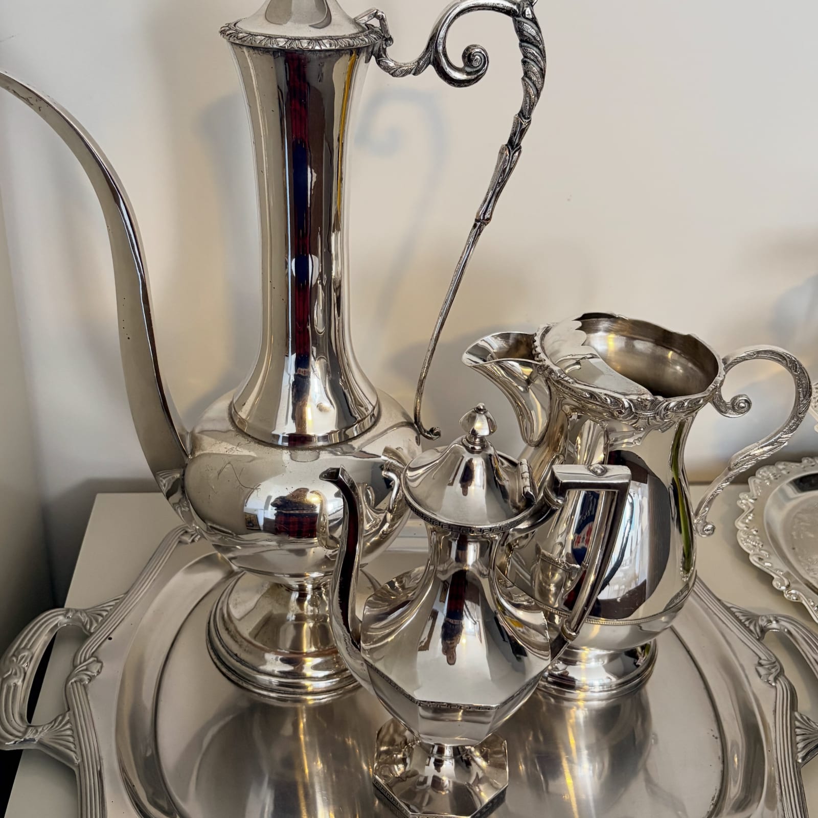 Detalhes de prataria em casa