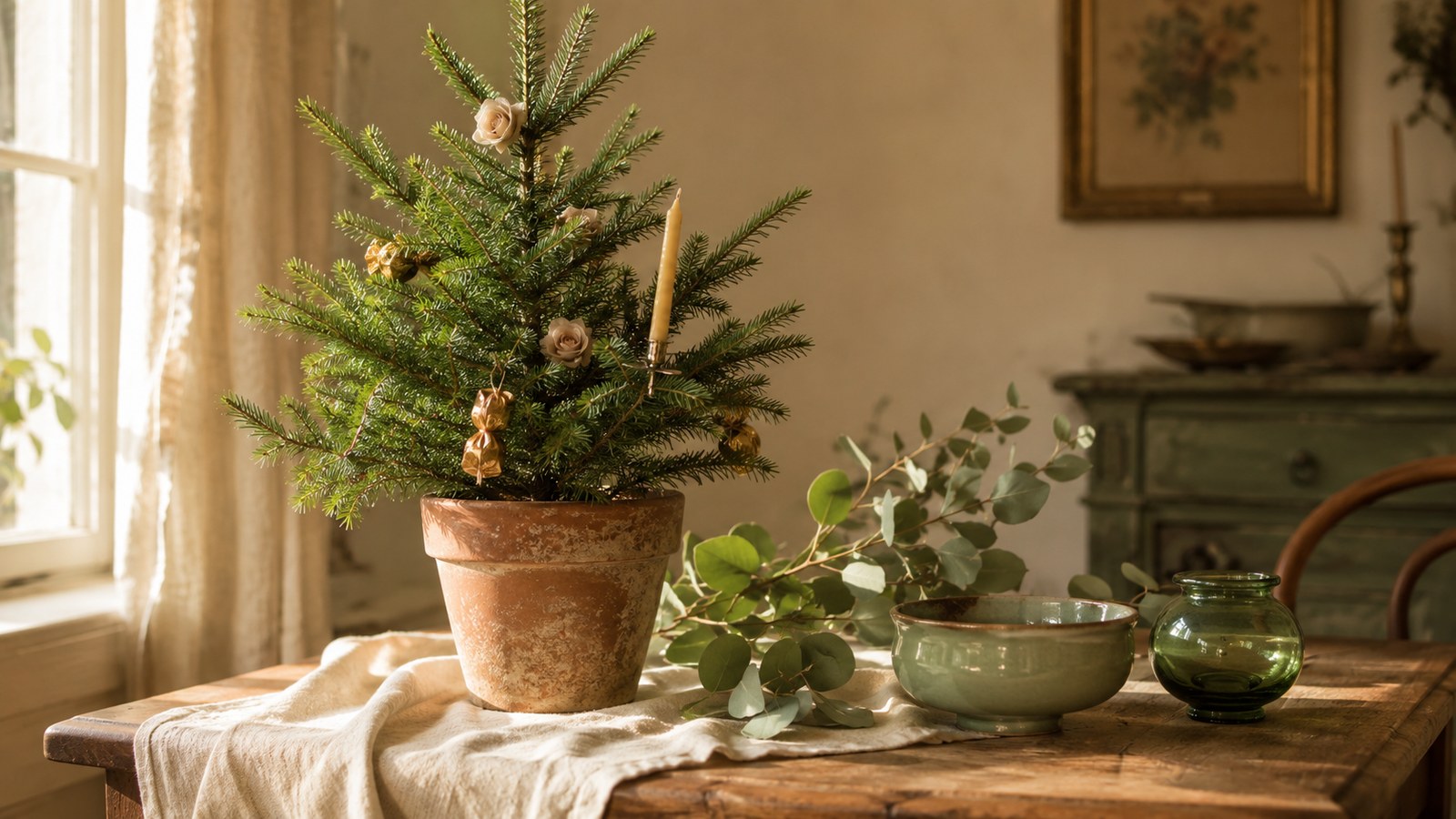A primeira árvore de Natal ficava em cima da mesa. E era por lei.