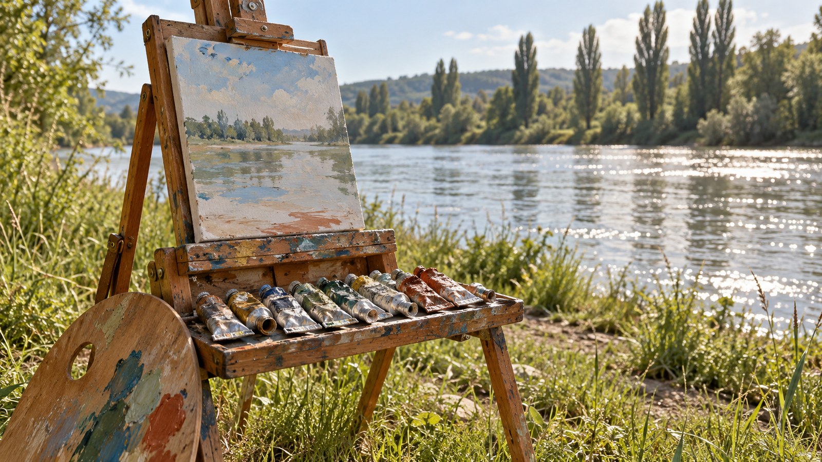 What got the painter out of the house was a container